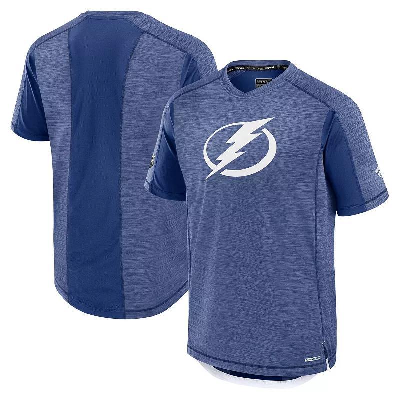 Mens Fanatics Blue Tampa Bay Lightning Authentic Pro Rink Tech T-Shirt Product Image