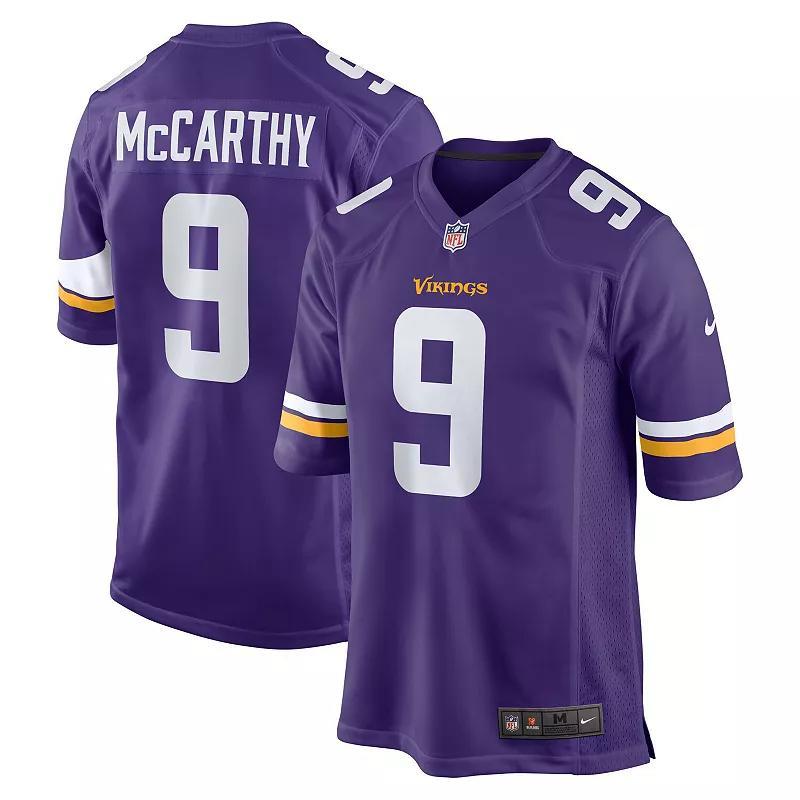 Mens Nike J.J. McCarthy Minnesota Vikings 2024 NFL Draft First Round Pick Player Game Jersey Product Image