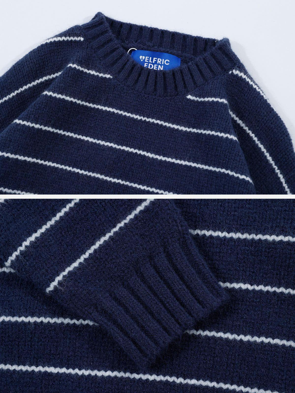 Aelfric Eden Solid Stripes Sweater Product Image