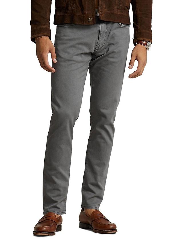 Mens Knit-Like Sllim-Fit Chino Pants Product Image