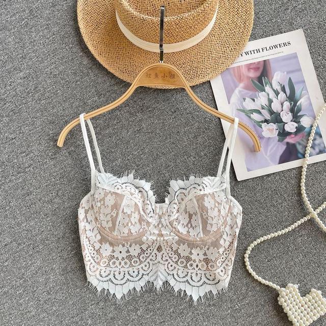 Lace Crop Bra Top Product Image