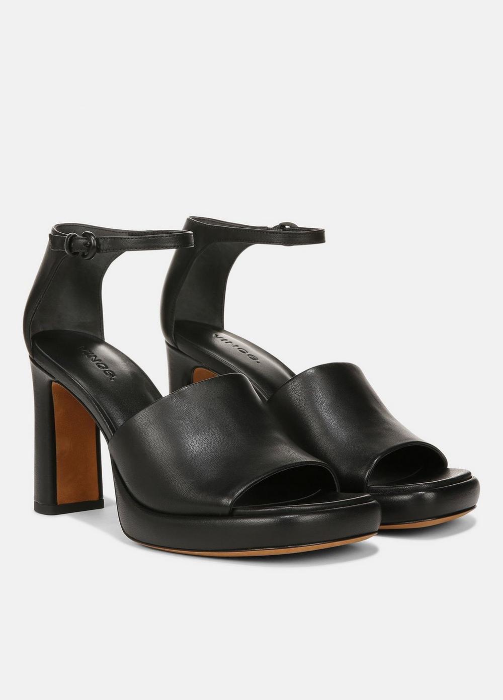 Amara Leather Platform Heel Product Image