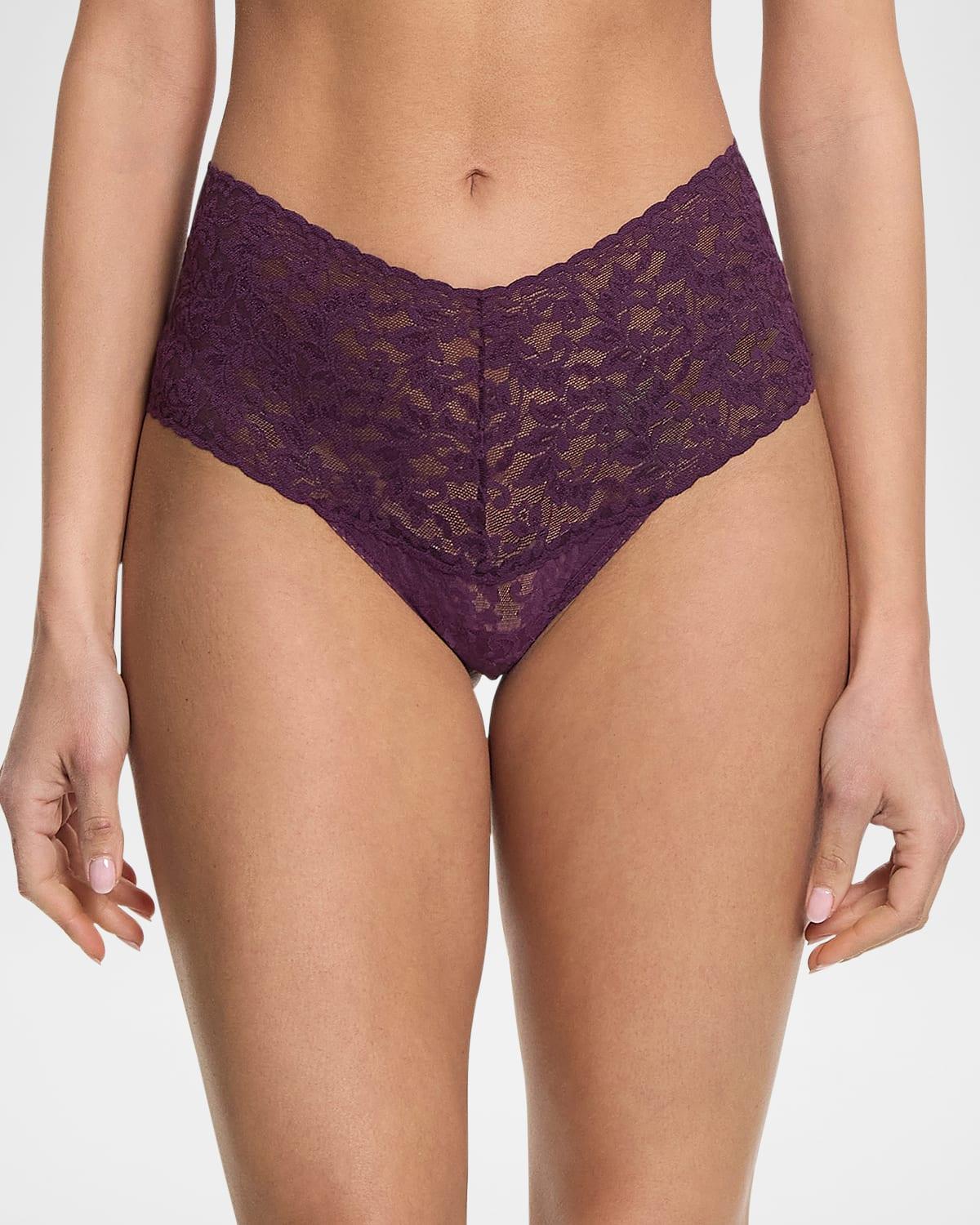 Hanky Panky Signature Lace Retro Thong Product Image