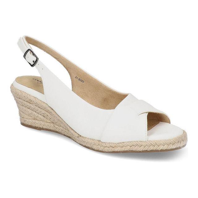 Easy Street Devlin Womens Espadrille Wedge Sandals Product Image