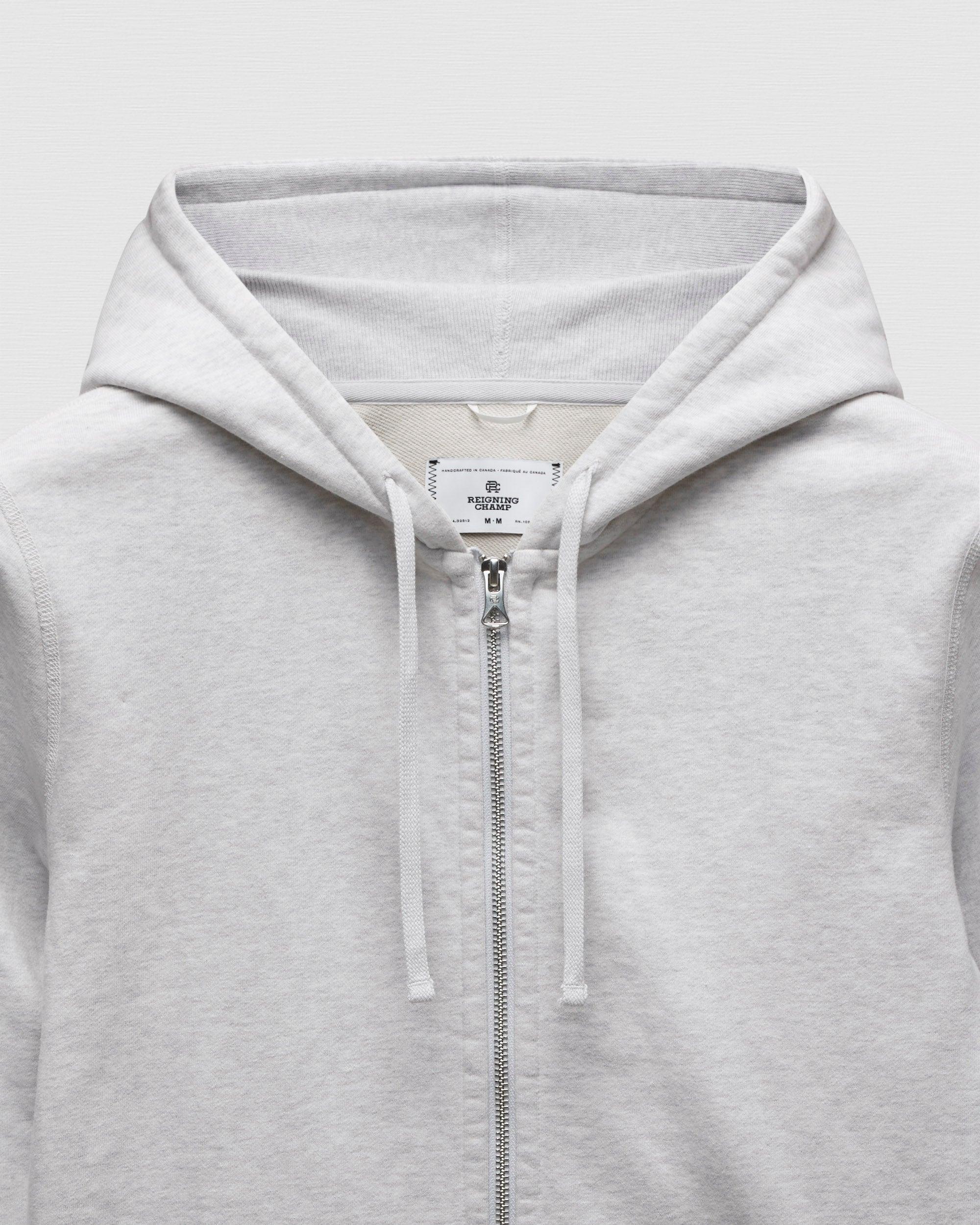 Midweight Terry Slim Zip Hoodie Male Product Image