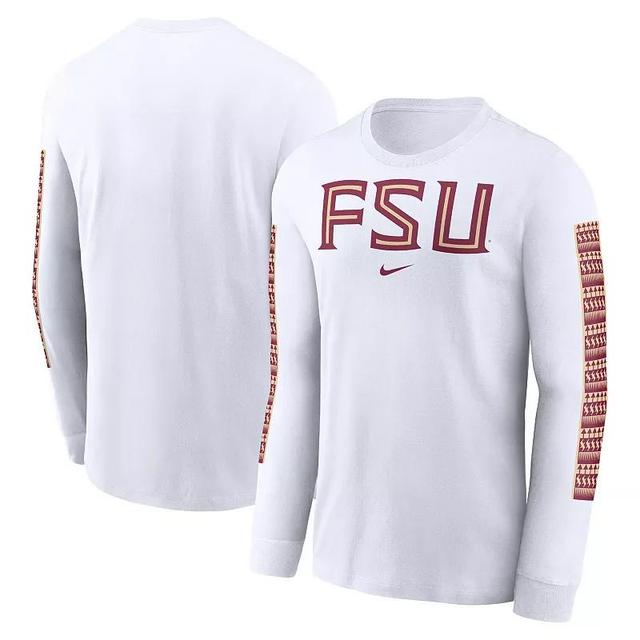 Mens Nike Florida State Seminoles Local Spirit Slogan Long Sleeve T-Shirt Product Image