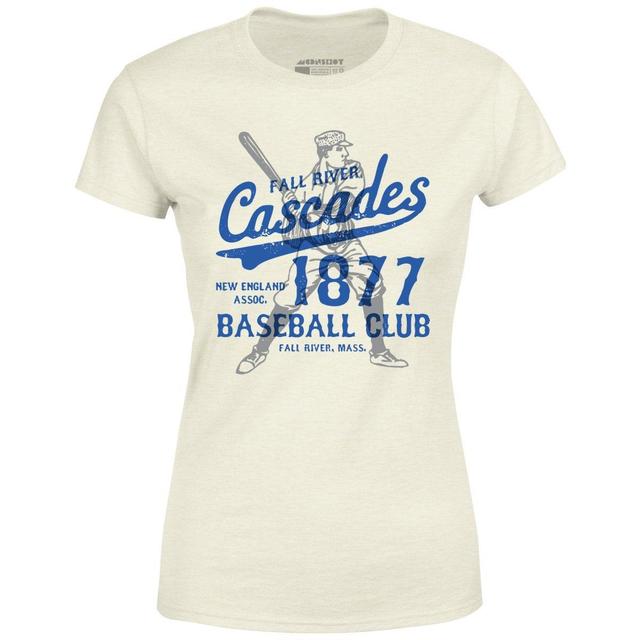 Fall River Cascades - Massachusetts - Vintage Defunct Baseball Teams - Women's T-Shirt Female Product Image