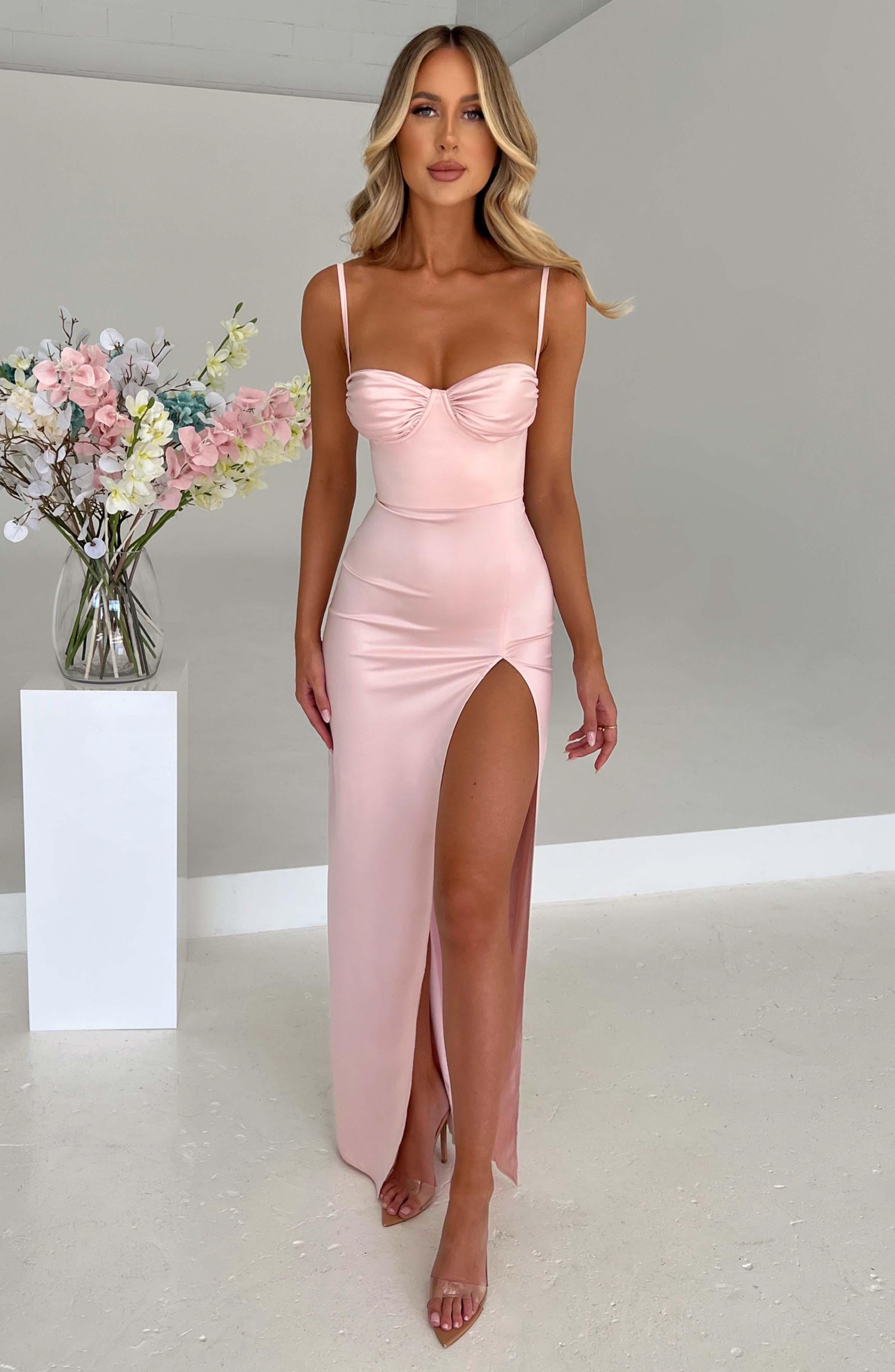 Alora Maxi Dress - Blush Product Image