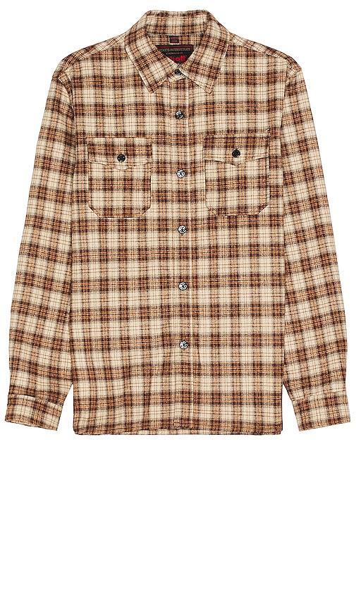 Schott Nyc Plaid Cpo Shirt Size L, M. Product Image