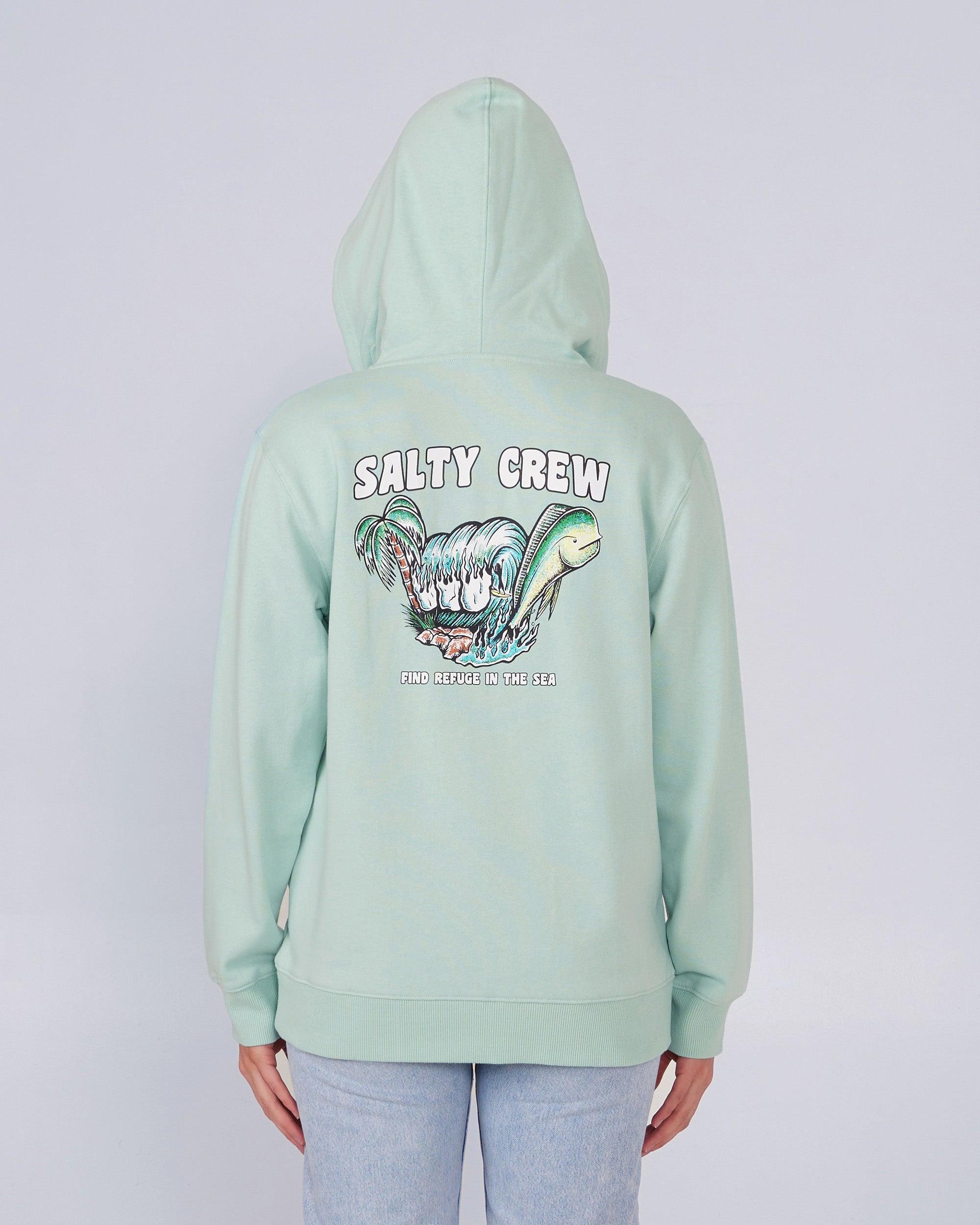 Shaka Zip Hoody - Jade Female Product Image