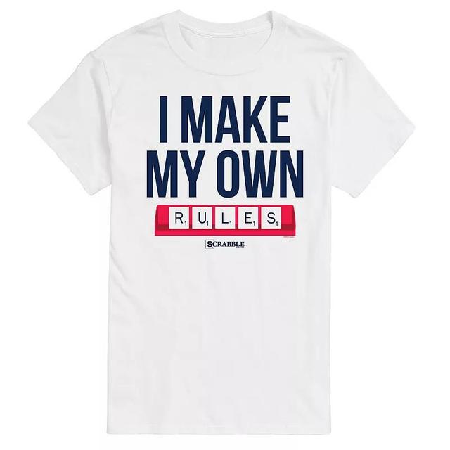 Mens Scrabble I Make My Own Rules Graphic Tee by Hasbro Product Image