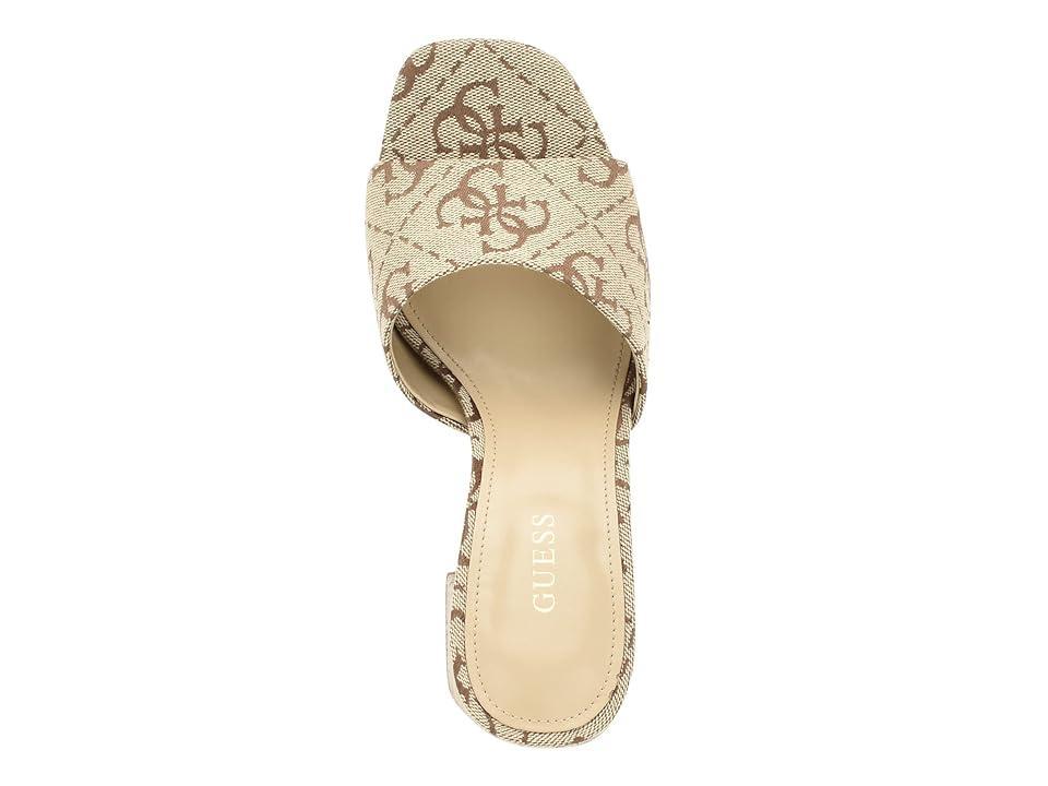 GUESS Jadah Reptile Embossed Platform Sandal Product Image