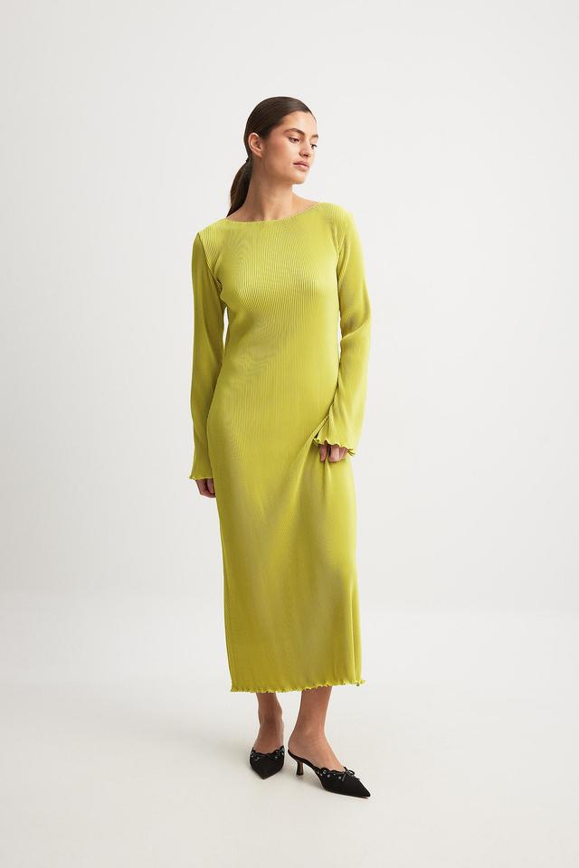 Pleated Midi Dress Product Image