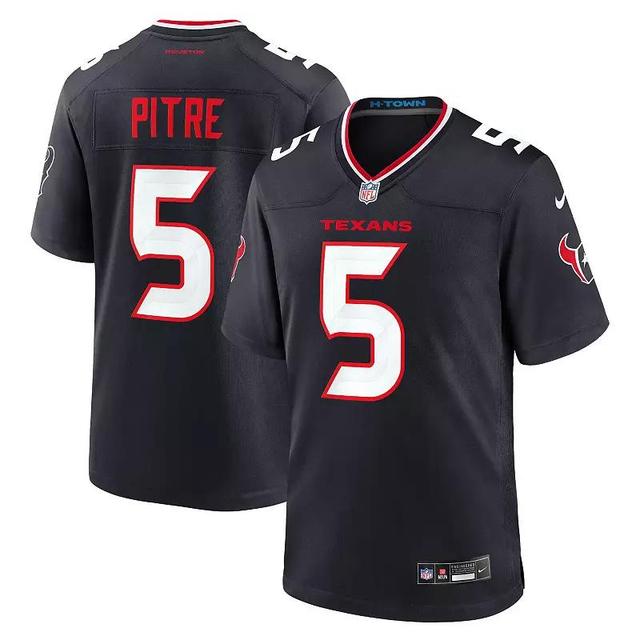 Mens Nike Jalen Pitre Houston Texans Game Jersey Blue Product Image