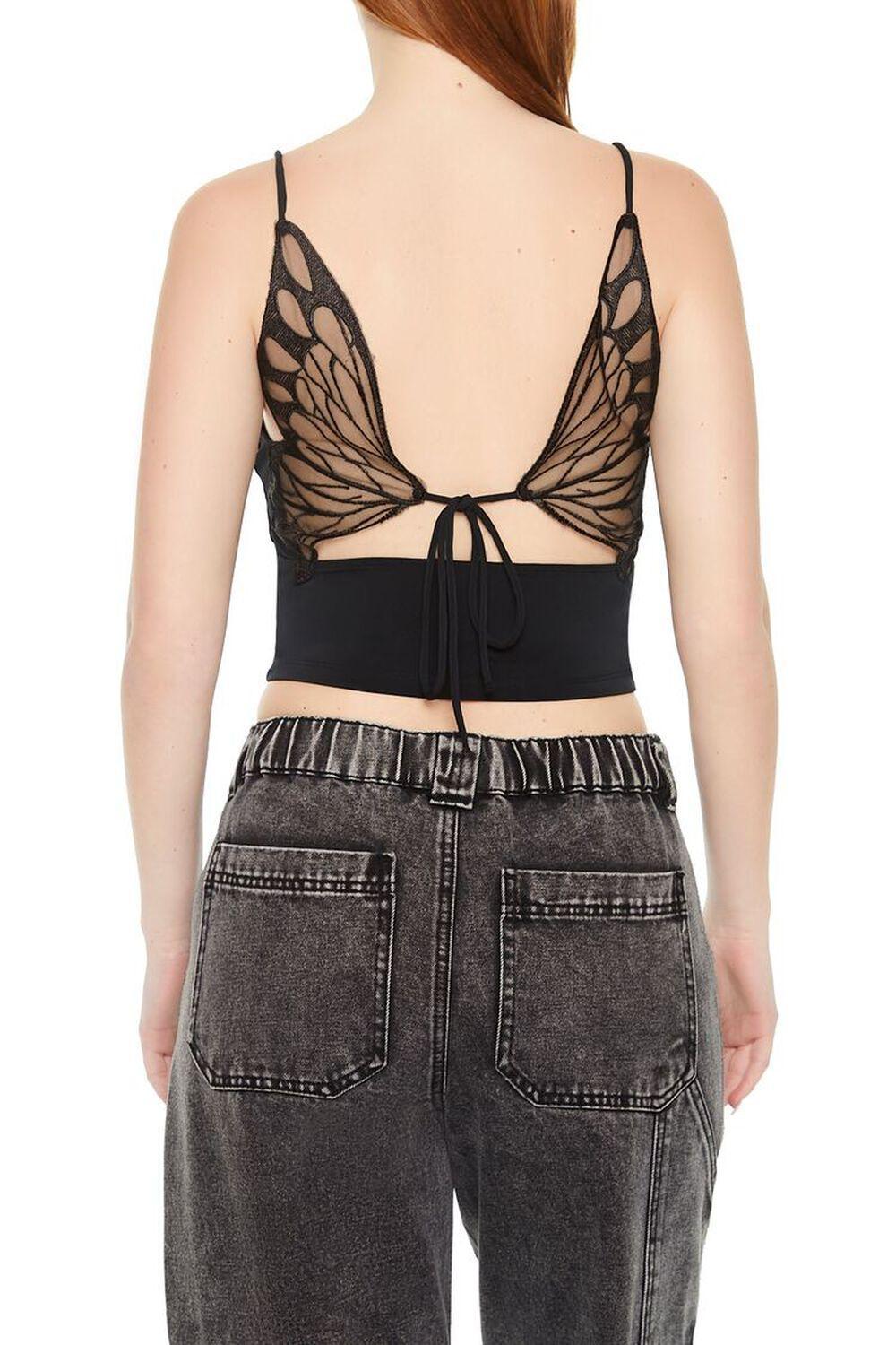 Butterfly Wing Cropped Cami | Forever 21 Product Image