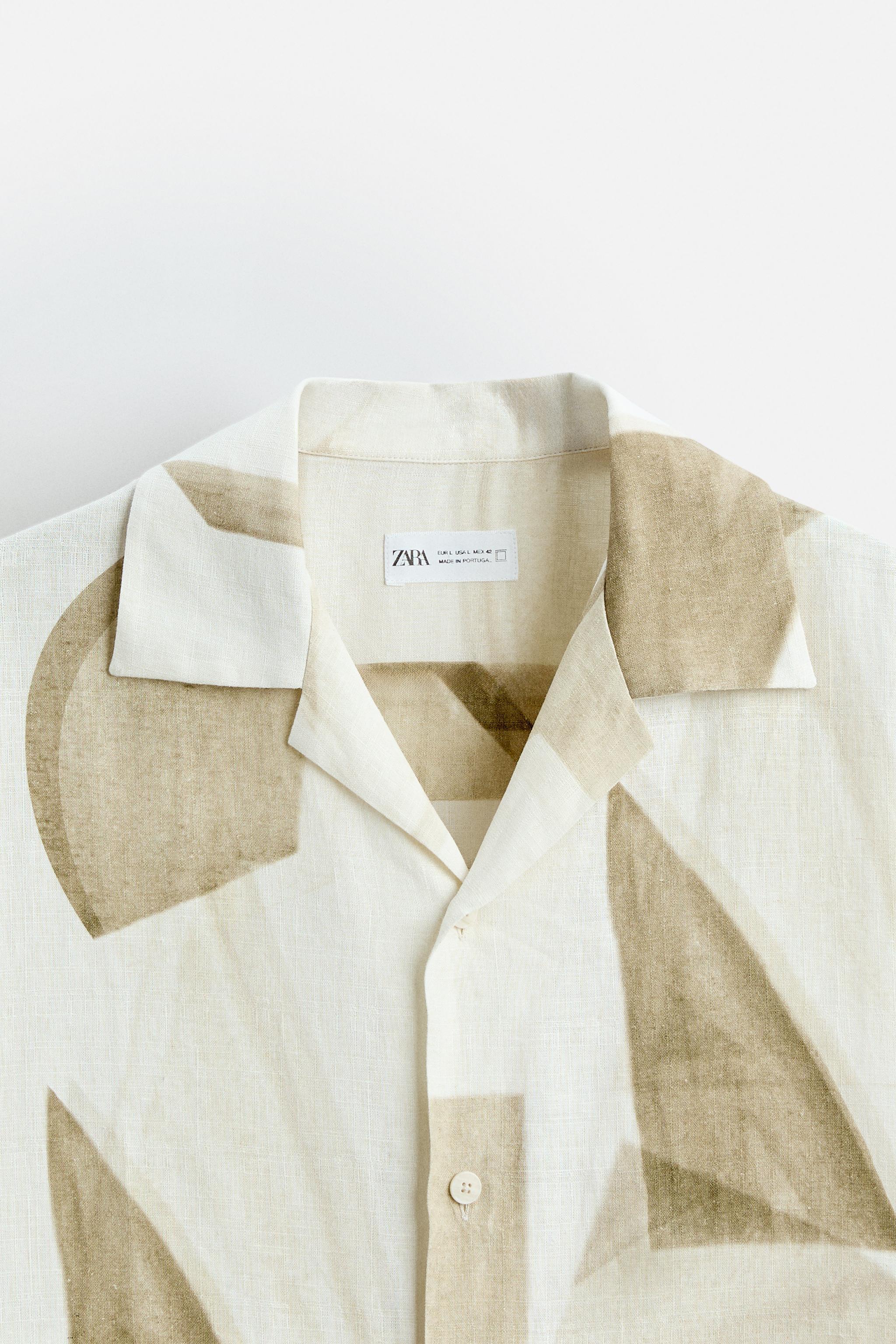 LINEN - VISCOSE PRINTED SHIRT Product Image