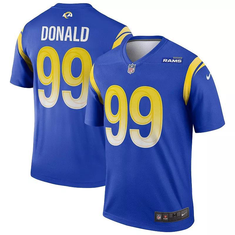 Mens Nike Aaron Donald Royal Los Angeles Rams Legend Jersey Product Image