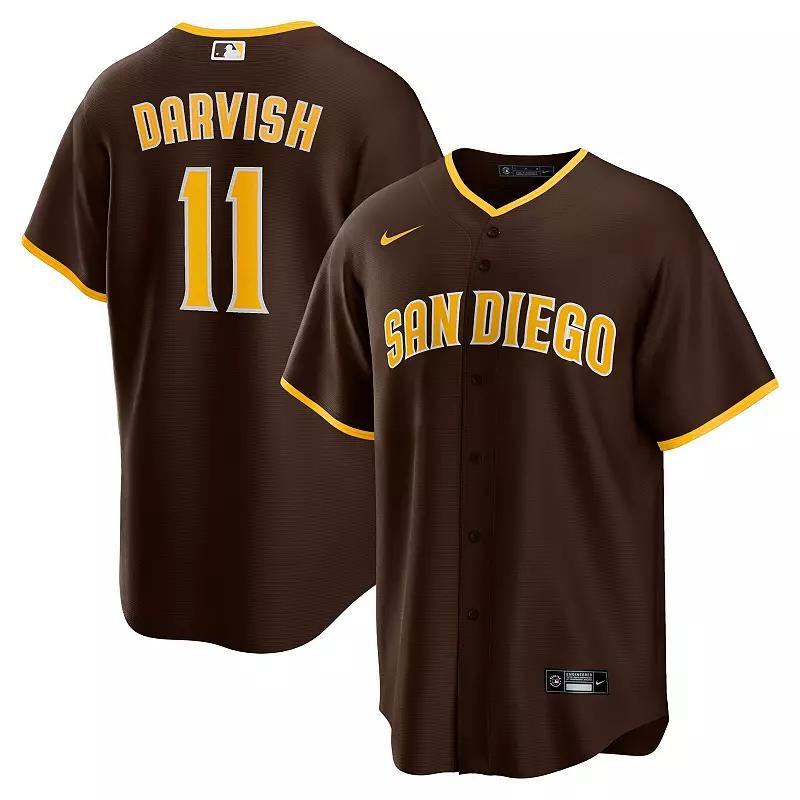 Mens Nike Yu Darvish San Diego Padres Alternate Replica Player Jersey Product Image