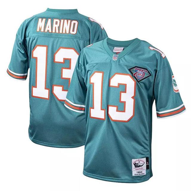 Mens Mitchell & Ness Dan Marino Aqua Miami Dolphins 1994 Authentic Throwback Retired Player Jersey Turquoise A Product Image