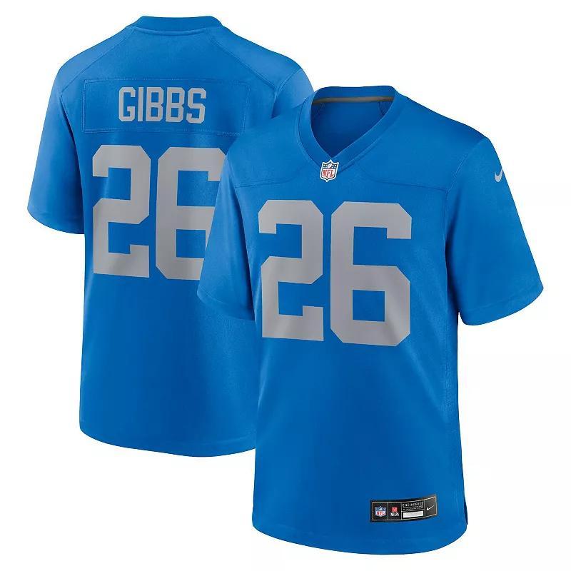 Jahmyr Gibbs Detroit Lions Nike Mens NFL Game Football Jersey Product Image