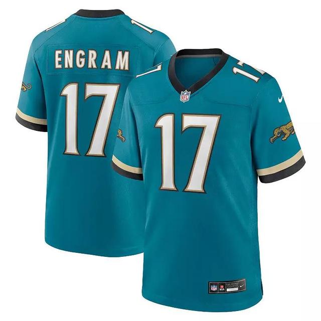 Mens Nike Evan Engram Teal Jacksonville Jaguars Prowler Throwback Player Game Jersey Product Image