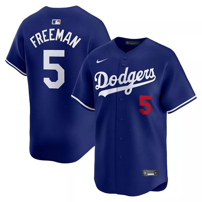 Mens Nike Freddie Freeman Royal Los Angeles Dodgers Alternate Limited Player Jersey Product Image