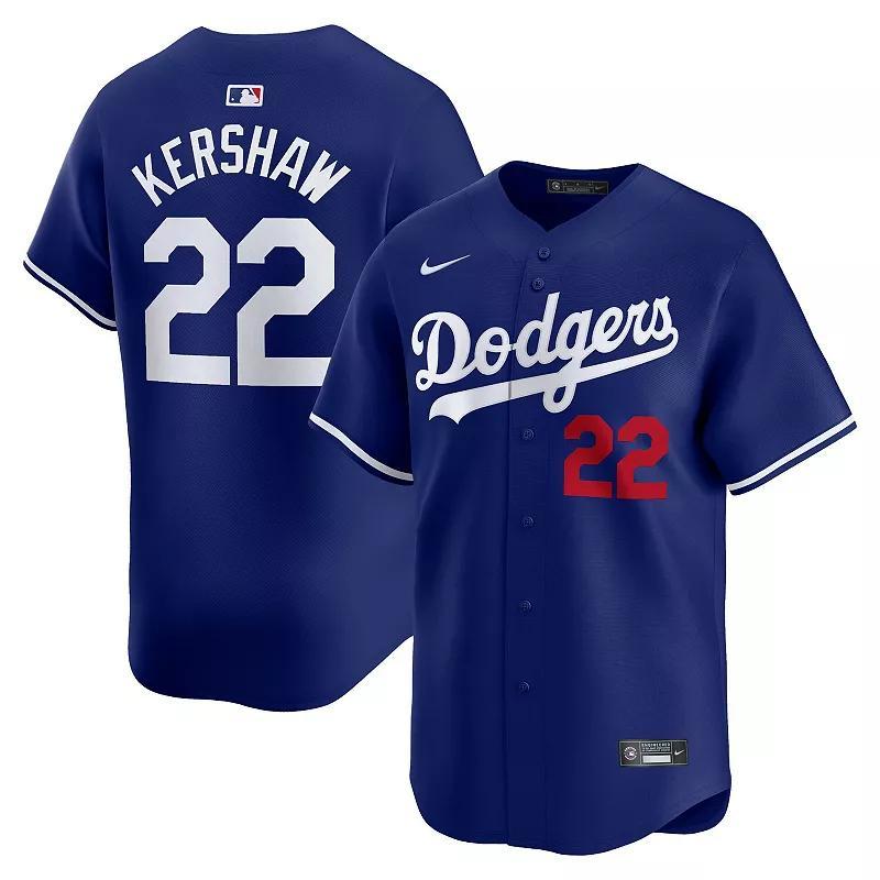 Clayton Kershaw Los Angeles Dodgers Nike Men's Dri-FIT ADV MLB Limited Jersey Product Image