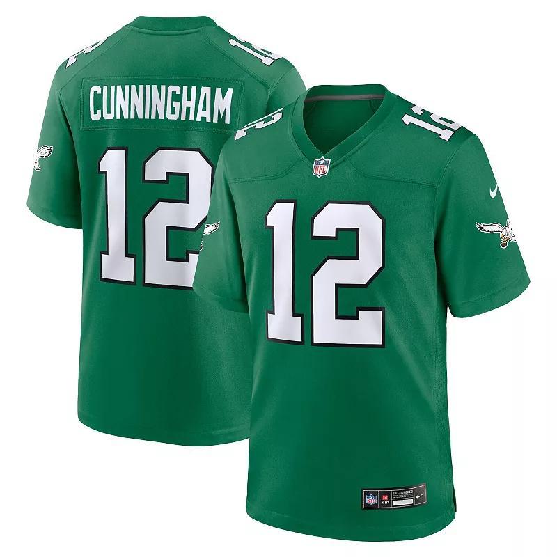 Mens Nike Randall Cunningham Kelly Philadelphia Eagles Alternate Retired Player Game Jersey Product Image