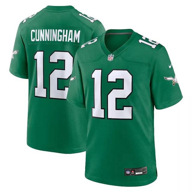 Mens Nike Randall Cunningham Kelly Philadelphia Eagles Alternate Retired Player Game Jersey Product Image