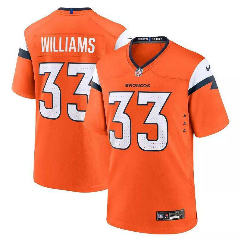 Mens Nike Javonte Williams Denver Broncos Game Jersey Product Image