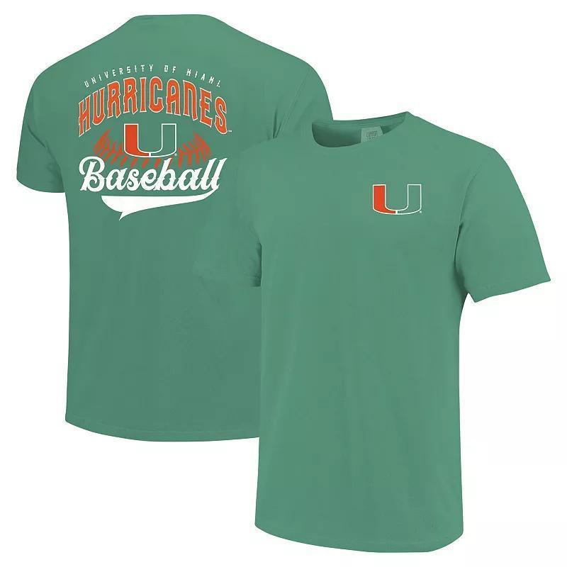 Mens Miami Hurricanes Baseball Comfort Colors T-Shirt Product Image