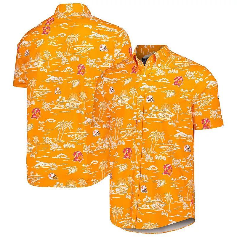 Mens Reyn Spooner Tampa Bay Buccaneers Throwback KekaiPrint Button-Up Shirt Product Image