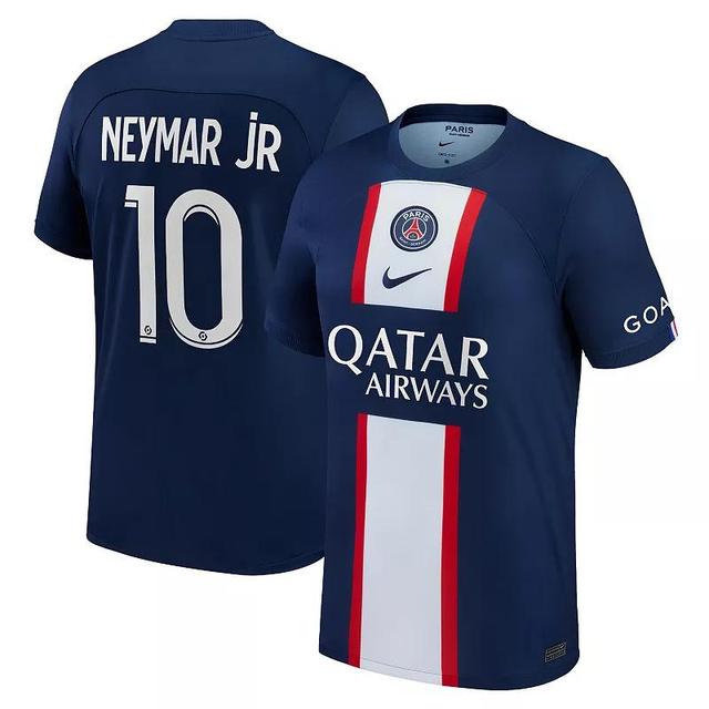 Mens Nike Neymar Jr. Blue Paris Saint-Germain 2022/23 Home Replica Player Jersey Product Image