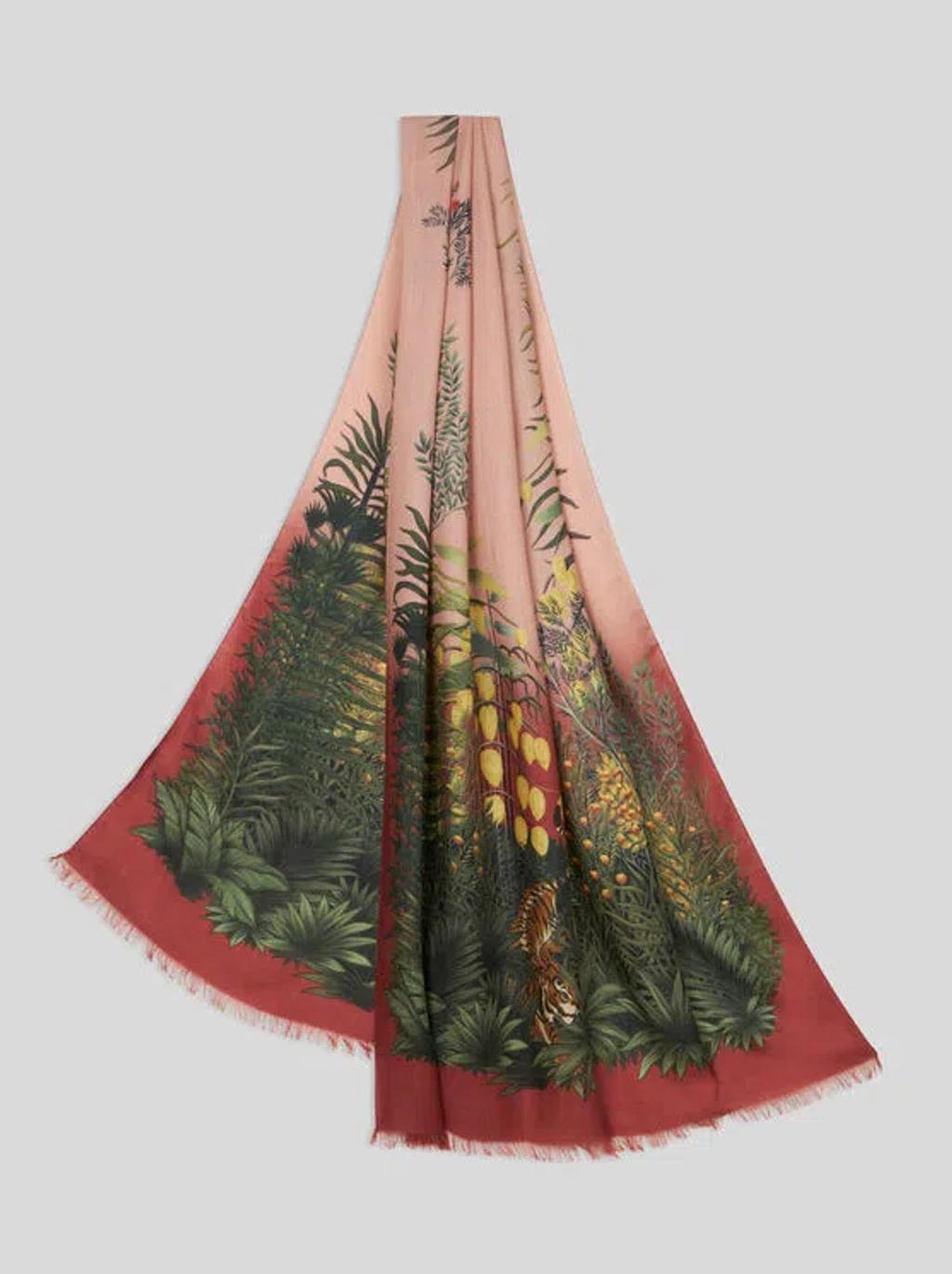 ETRO Scarf With Print In Black Product Image