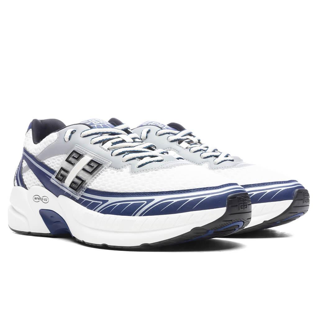 NFNTY-52 Synthetic Leather and Mesh Sneakers - Navy/ White Male Product Image