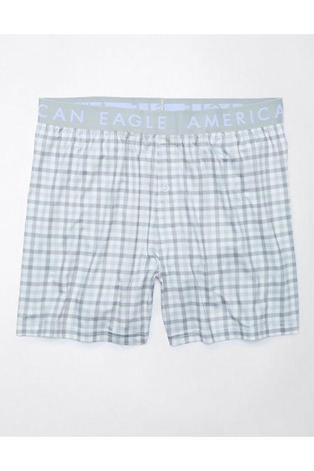 AEO Plaid Ultra Soft Pocket Boxer Short Men's Product Image