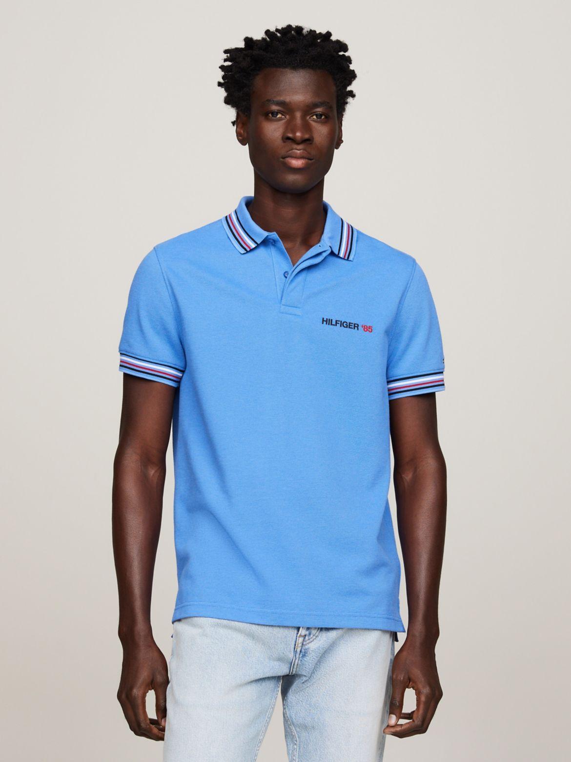 Tommy Hilfiger Men's Regular Fit Stripe Tipped Polo Product Image