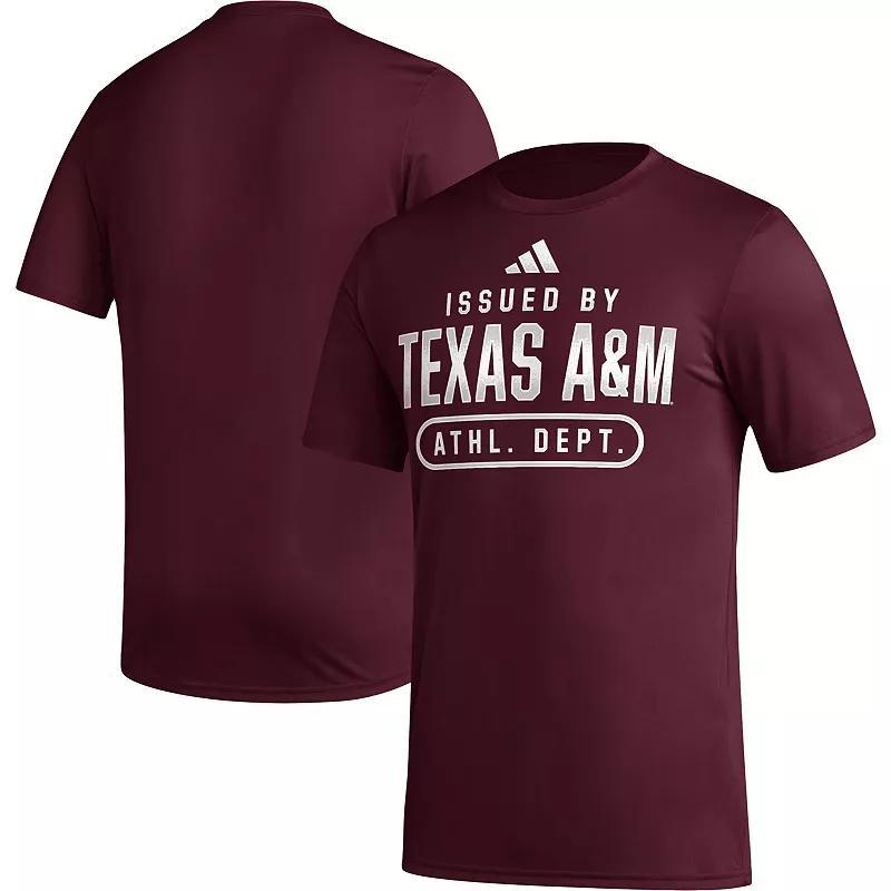 Mens adidas Maroon Texas A&M Aggies Sideline AEROREADY Pregame T-Shirt Product Image