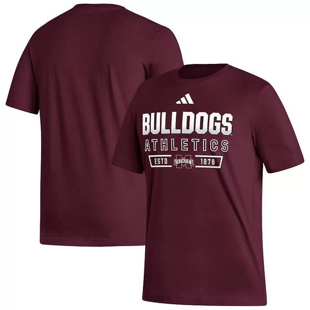 Mens adidas Maroon Mississippi State Bulldogs Head of Class Fresh T-Shirt Product Image