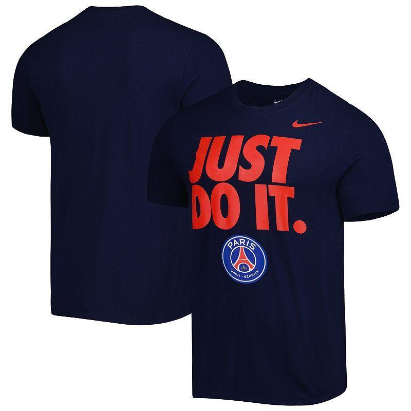 Mens Nike Navy Paris Saint-Germain Just Do It T-Shirt Blue Product Image