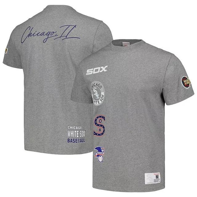 Mens Mitchell & Ness Heather Gray Chicago White Sox Cooperstown Collection City Collection T-Shirt Product Image