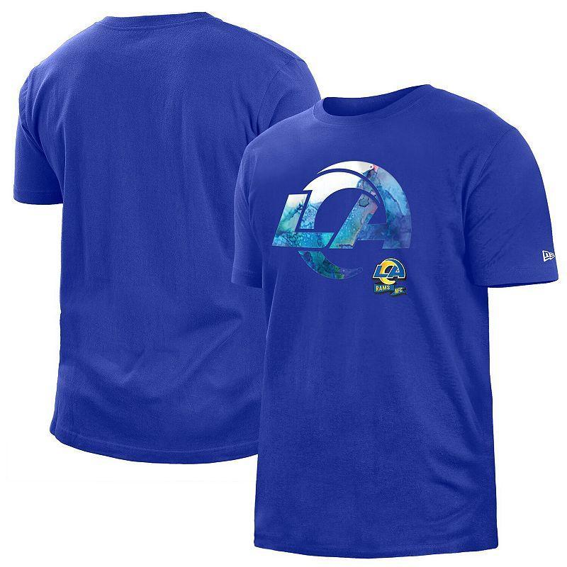 Mens New Era Los Angeles Rams 2022 Sideline Ink Dye T-Shirt Product Image