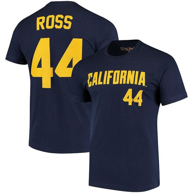 Mens Original Retro Brand Tyson Ross Cal Bears Baseball Name & Number T-Shirt Blue Product Image