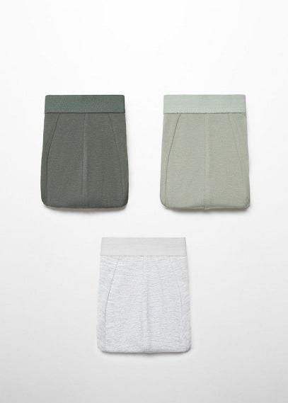 MANGO MAN - 3-pack cotton boxers khakiMen Product Image