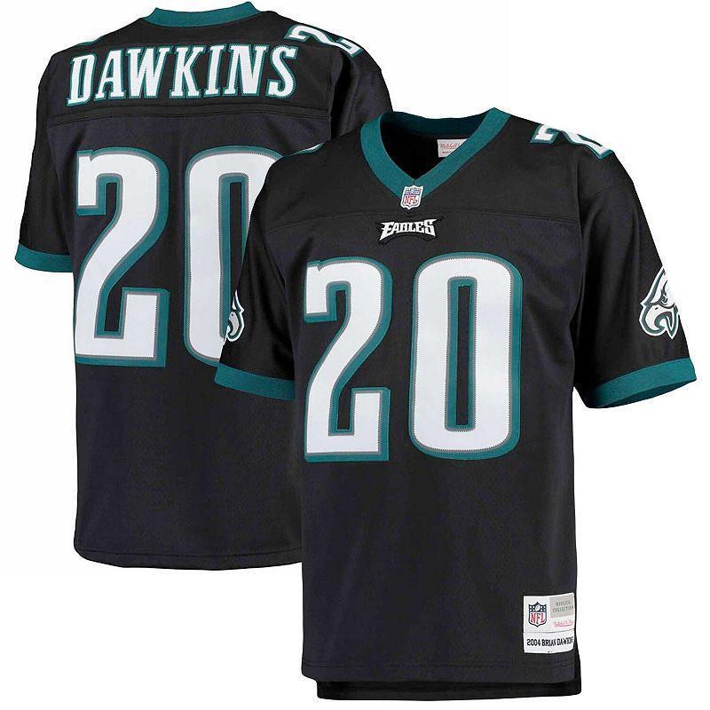 Mens Mitchell & Ness Brian Dawkins Philadelphia Eagles Big & Tall 2004 Retired Player Replica Jersey Product Image