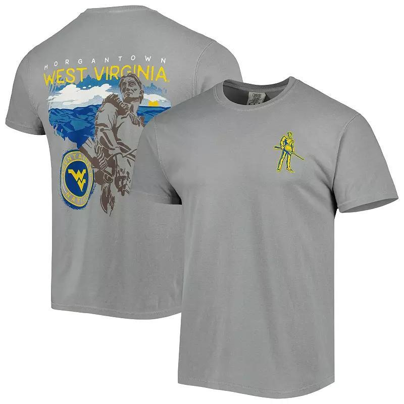 Mens Gray West Virginia Mountaineers Hyperlocal T-Shirt Product Image