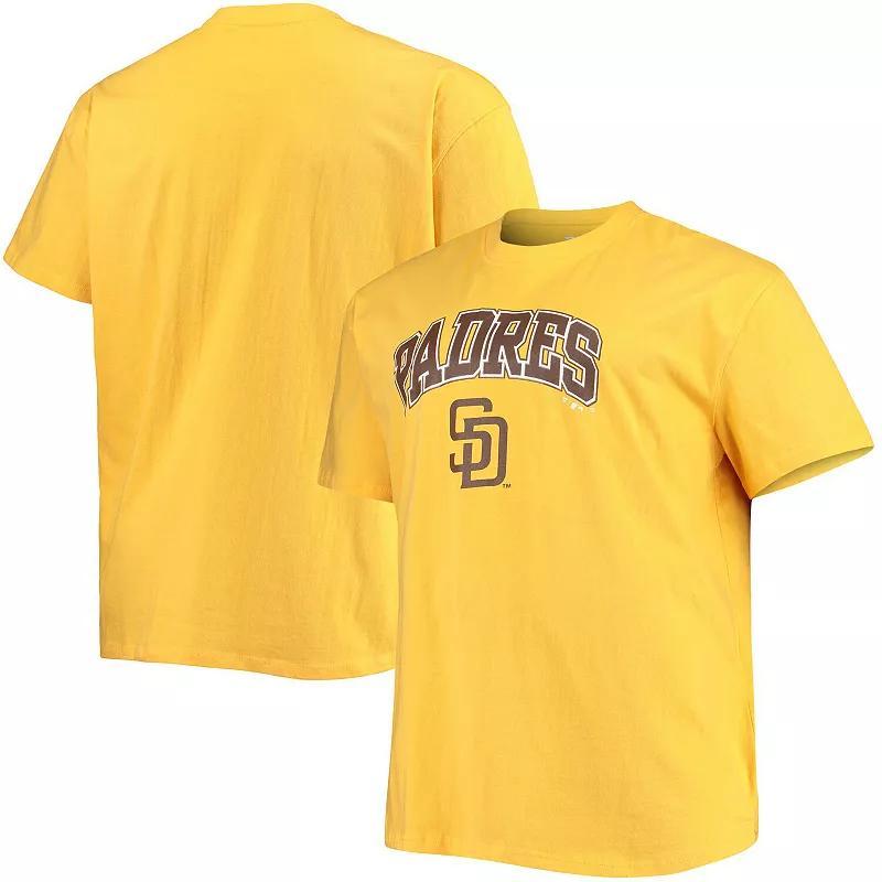 Mens San Diego Padres Big & Tall Secondary Logo T-Shirt Product Image