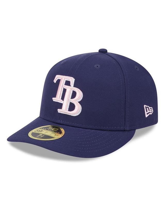 Mens New Era Tampa Bay Rays 2024 Mothers Day Low Profile 59FIFTY Fitted Hat Blue Product Image