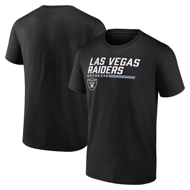 Mens Fanatics Branded Black Las Vegas Raiders Stacked T-Shirt Product Image