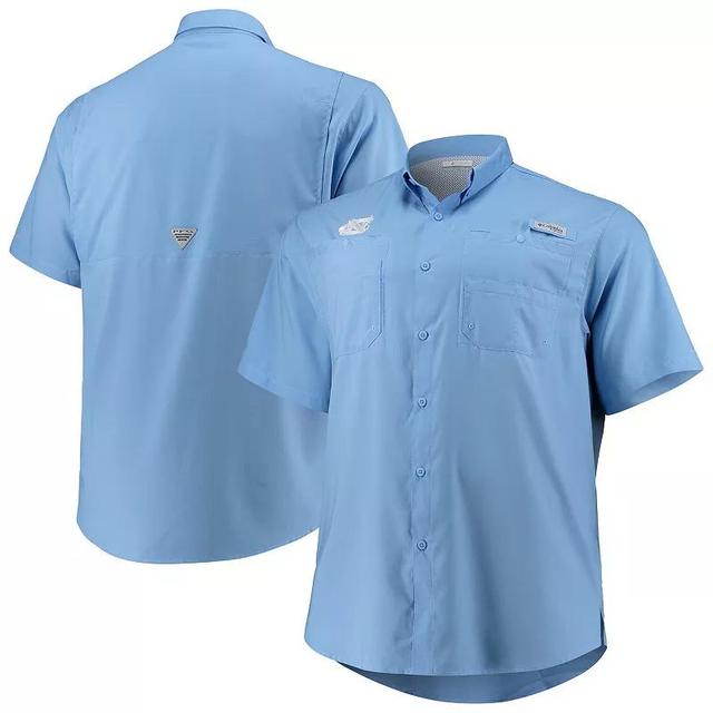 Mens Columbia Carolina Blue North Carolina Tar Heels Big & Tall Tamiami Omni-Shade Button-Down Shirt Product Image